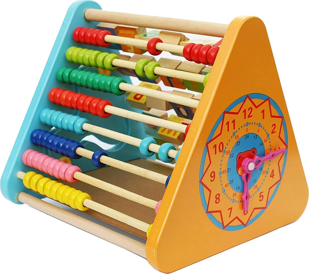5-in-1 Wooden Activity Triangle Learning Toy