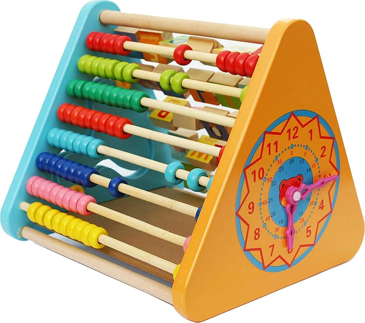 5-in-1 Wooden Activity Triangle Learning Toy