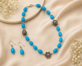 Turquoise Beads jewelry set