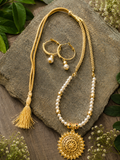 Golden Pearl Heritage jewelry set