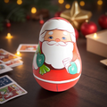Wooden Christmas Santa Roly Poly Toy